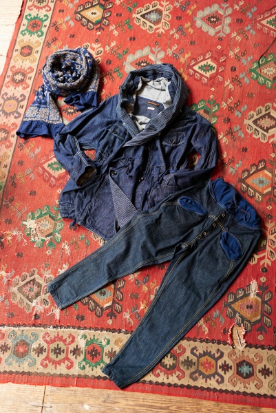 kapital traggle デニムリングコート KAPITAL 10ozIDG×IDGデニム