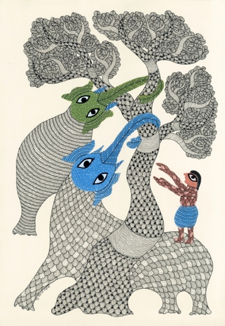 ポップで印象的！でもこれ伝統絵画なんです。｜Pen Online