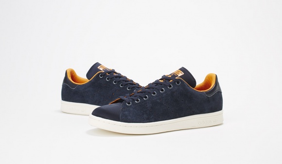 adidas Stan Smith PORTER コラボ ブラック/オレンジ 人気のスタンス