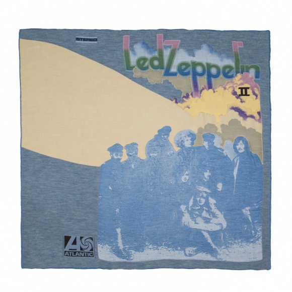 未使用 Paul Smith X LED ZEPPELIN スカーフ レッド・ツェッペリン」のアルバムカバーアートを、ポール・スミスが