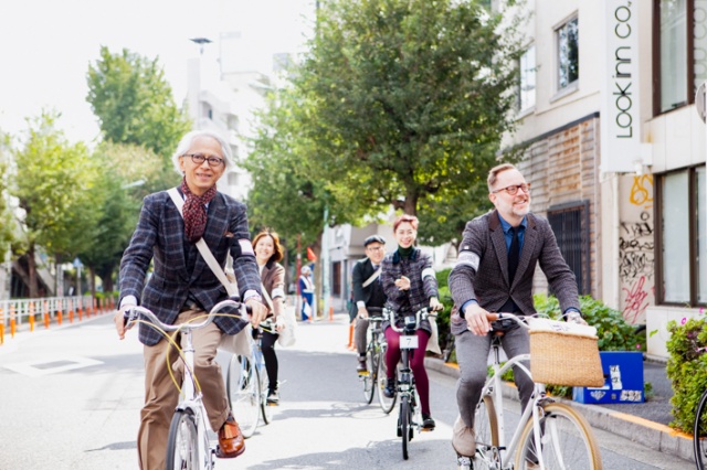 ツイード素材でキメて自転車で街走りする、「ツイードラン 東京」に